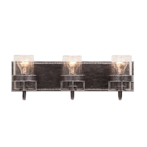 2893VI- Industrial Bexley 3-Light Bath in Vintage Iron by Kalco