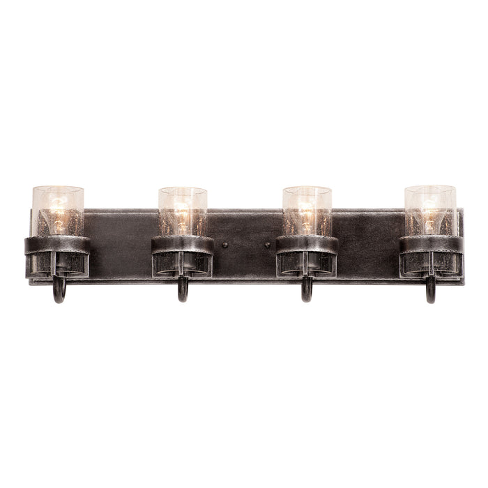 2894VI- Industrial Bexley 4-Light Bath in Vintage Iron by Kalco