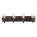 2894VI- Industrial Bexley 4-Light Bath in Vintage Iron by Kalco