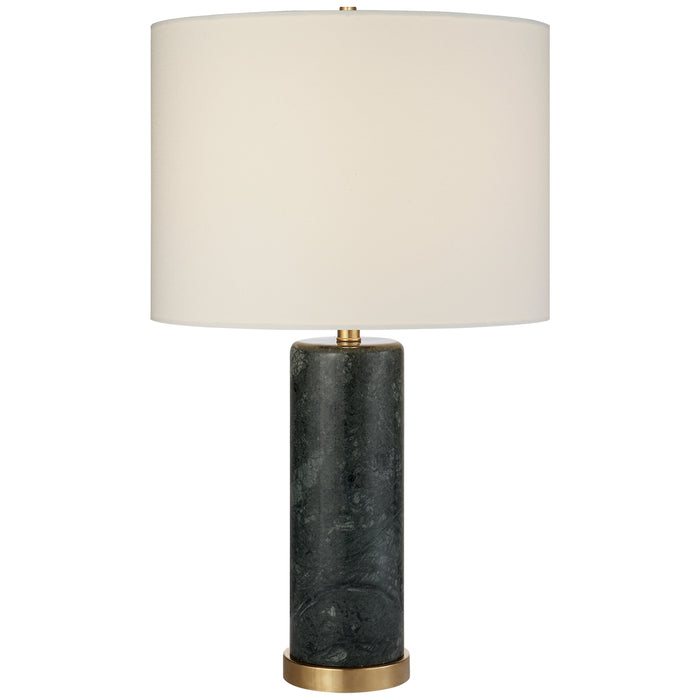 Cliff One Light Table Lamp in Green Marble