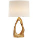 Cannes2 One Light Table Lamp in Gild