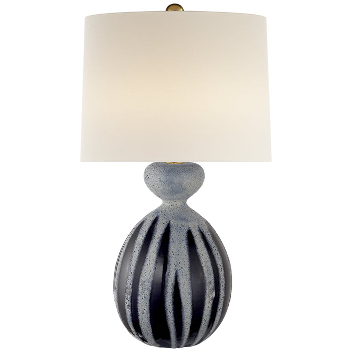 Gannet Table One Light Table Lamp in Drizzled Cobalt