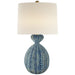 Gannet Table One Light Table Lamp in Pebbled Aquamarine