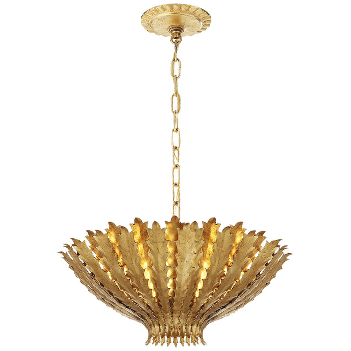 Hampton Three Light Chandelier in Gild