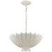 Hampton Three Light Chandelier in Plaster White