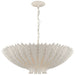 Hampton Six Light Chandelier in Plaster White