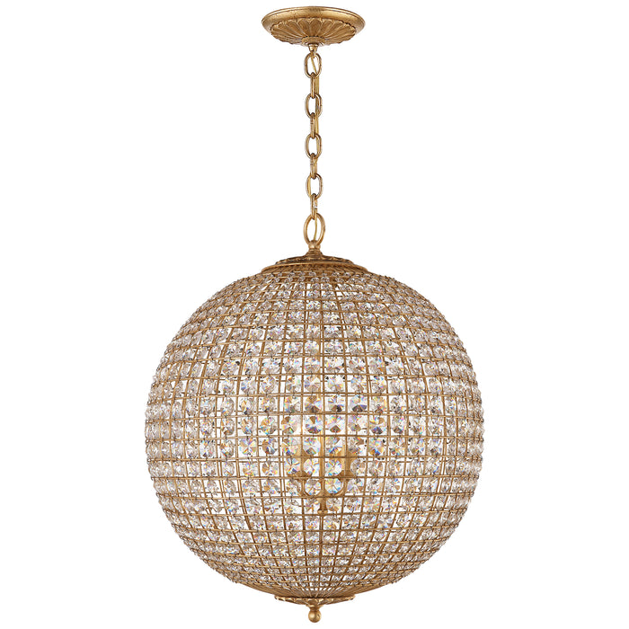 Renwick Four Light Chandelier in Gild