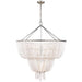 jacqueline 12 Light Chandelier in Burnished Silver Leaf