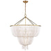 jacqueline 12 Light Chandelier in Hand-Rubbed Antique Brass