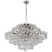 Sanger 18 Light Chandelier in Polished Nickel