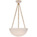 O'Connor Three Light Chandelier in Hand-Rubbed Antique Brass