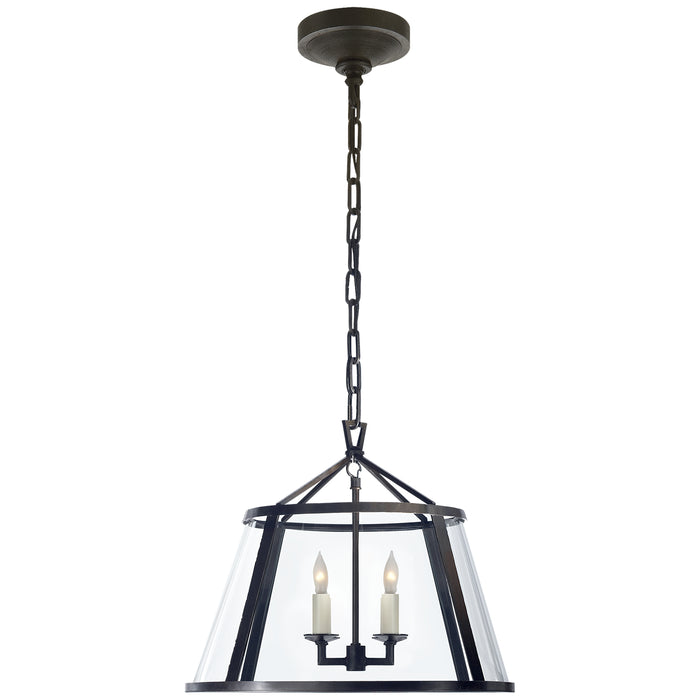 darlana Four Light Pendant in Aged Iron