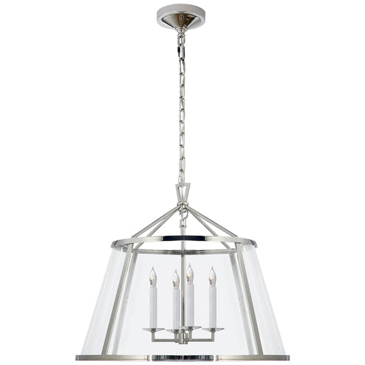 darlana Four Light Pendant in Polished Nickel