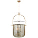 Lorford Four Light Lantern in Gilded Iron