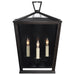 DarlanaO Three Light Wall Lantern in Bronze