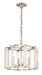 8854-PN- Carson 4-Light Chandelier in Polished Nickel by Crystorama