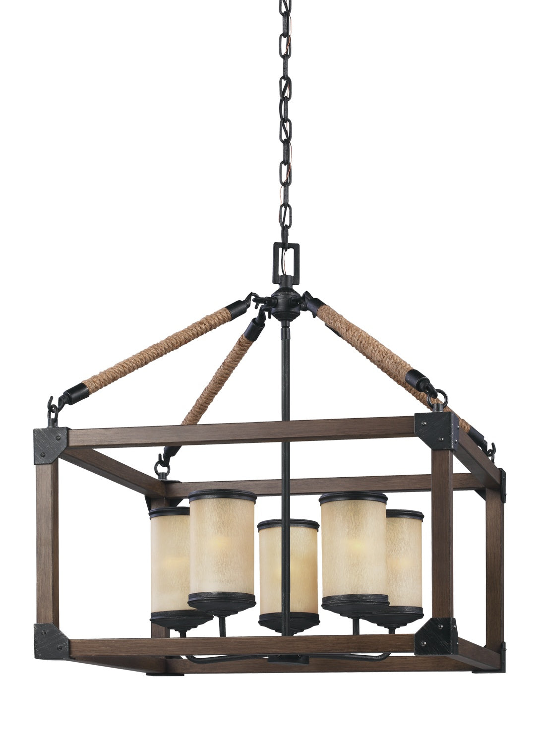 Dunning Five Light Chandelier in Stardust