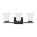 Bayfield Three Light Wall / Bath in Bronze