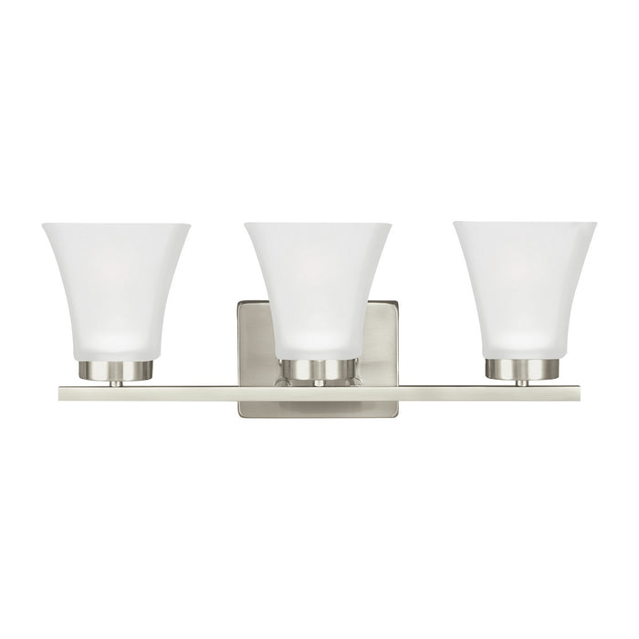 Bayfield Three Light Wall / Bath in Brushed Nickel