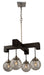 AC10444EN- Espresso Chandelier in Deep Expresso Brown by Artcraft