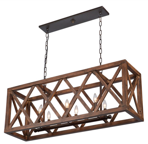 JA14006- Collingwood Island Light in Walnut Brown by Artcraft