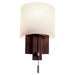 4650BZ- Transitional Espille 1-Light Wall Sconce in Bronze by Kalco