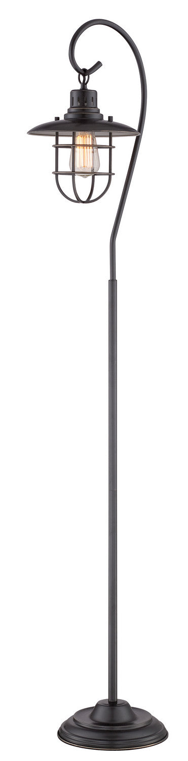 LS-81456D/BRZ- Lanterna II Floor Lamps with Dark Bronze Shade by Lite Source