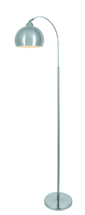 LS-82597PS- Palesa Metal Floor Lamp in Polished Steel by Lite Source