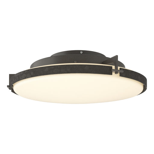 Metra LED Flush Mount in Dark Smoke - 126747-LED-07-GG0437 by Hubbardton Forge