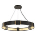 Aura Pendant in Dark Smoke - 138585-SKT-STND-07-ZM0399 by Hubbardton Forge