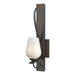 Flora Sconce in Dark Smoke - 203035-SKT-07-GG0303 by Hubbardton Forge