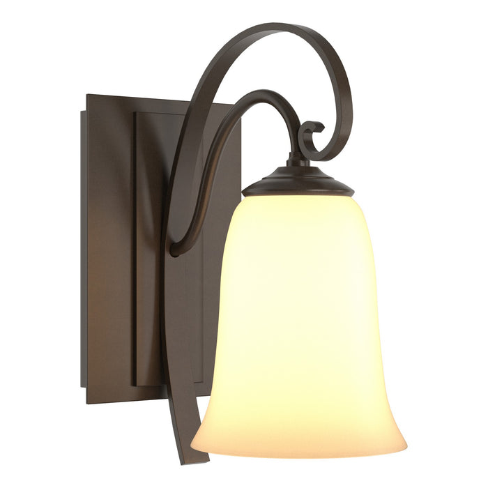 Scroll Sconce in Bronze - 204531-SKT-05-GG0035 by Hubbardton Forge