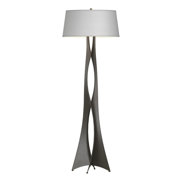 Moreau Floor Lamp in Dark Smoke - 233070-SKT-07-SF2202 by Hubbardton Forge