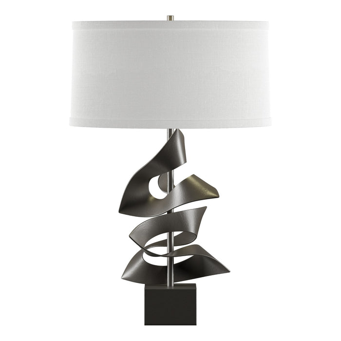 Gallery Twofold Table Lamp in Dark Smoke - 273050-SKT-07-SF1695 by Hubbardton Forge