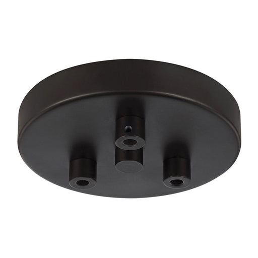 Multi-Port Canopies Three Light Multi-Port Canopy with Swag Hooks in Oil Rubbed Bronze