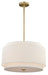 P0192- Burnaby 4-Light Pendant in Matte Brass by Vaxcel