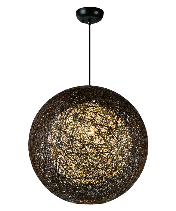 14405CHWT - Bali 1-Light Outdoor Pendant by Maxim