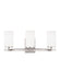 Alturas Three Light Wall / Bath in Brushed Nickel