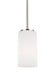 Alturas One Light Mini-Pendant in Brushed Nickel