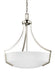 Hanford Three Light Pendant in Brushed Nickel