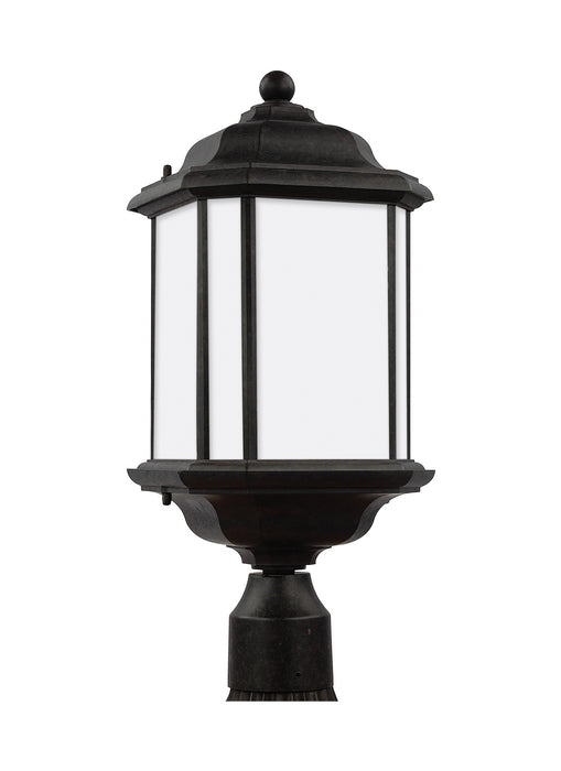 Kent One Light Outdoor Post Lantern in Oxford Bronze