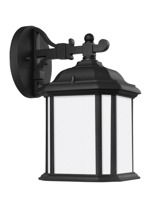 Kent One Light Outdoor Wall Lantern in Black