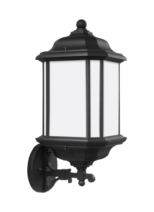 Kent One Light Outdoor Wall Lantern in Black