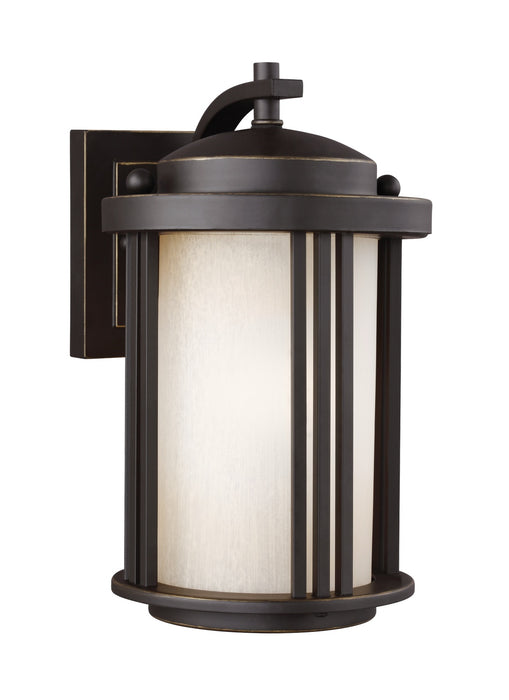 Crowell One Light Outdoor Wall Lantern in Antique Bronze