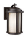 Crowell One Light Outdoor Wall Lantern in Antique Bronze