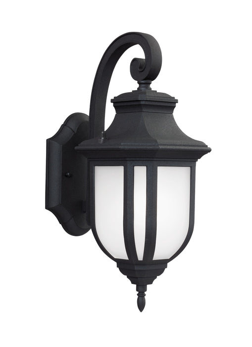 Childress One Light Outdoor Wall Lantern in Black