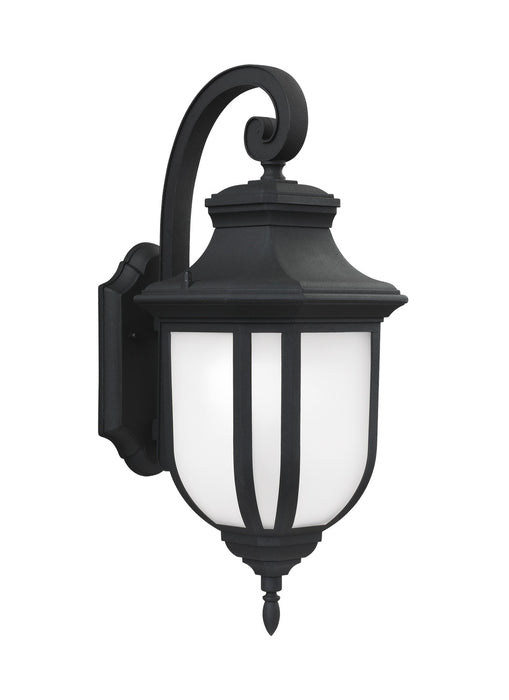 Childress One Light Outdoor Wall Lantern in Black