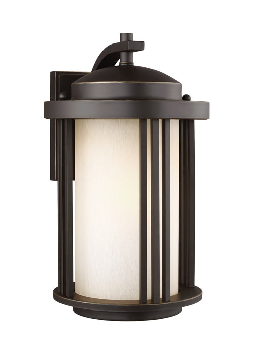 Crowell One Light Outdoor Wall Lantern in Antique Bronze