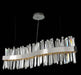 030250-010- Contemporary Glacier 42" LED Wave Island in Chrome by Allegri