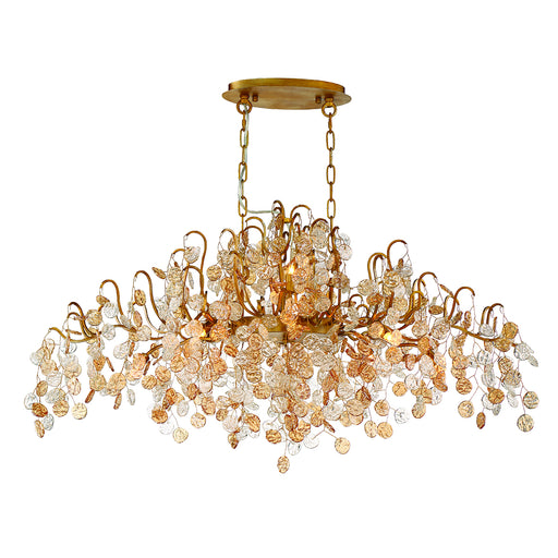 29061-013- Campobasso 10-Light Chandelier in Gold by Eurofase USA